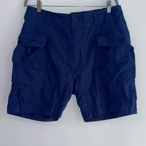 Relwen Men's Size 36 Blue Cargo Shorts